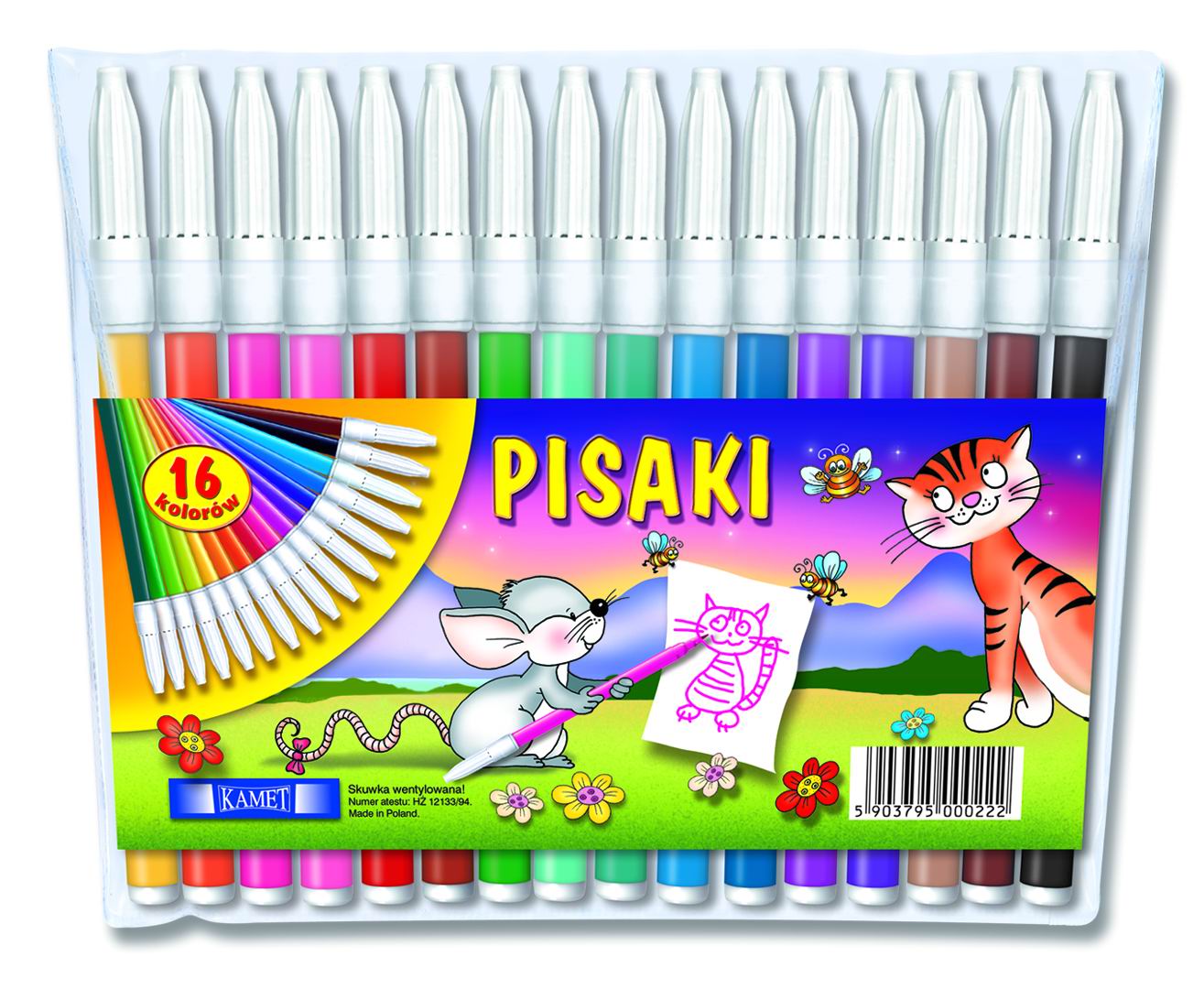 Pisaki Kamet 16kol.